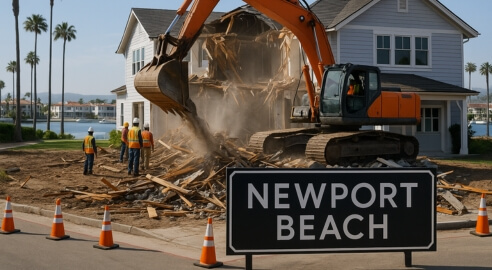 Demolition Service New Port Beach
